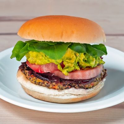 Hamburguesa quinoa Cebolla Al Vino Tinto