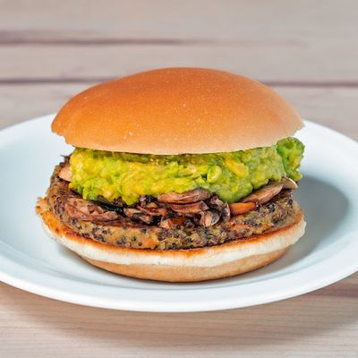 Hamburguesa quinoa Palta Champiñón