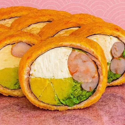camaron queso palta panko 🔥