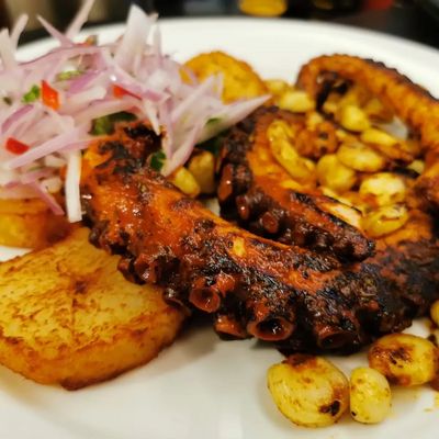  Pulpo a la parrilla