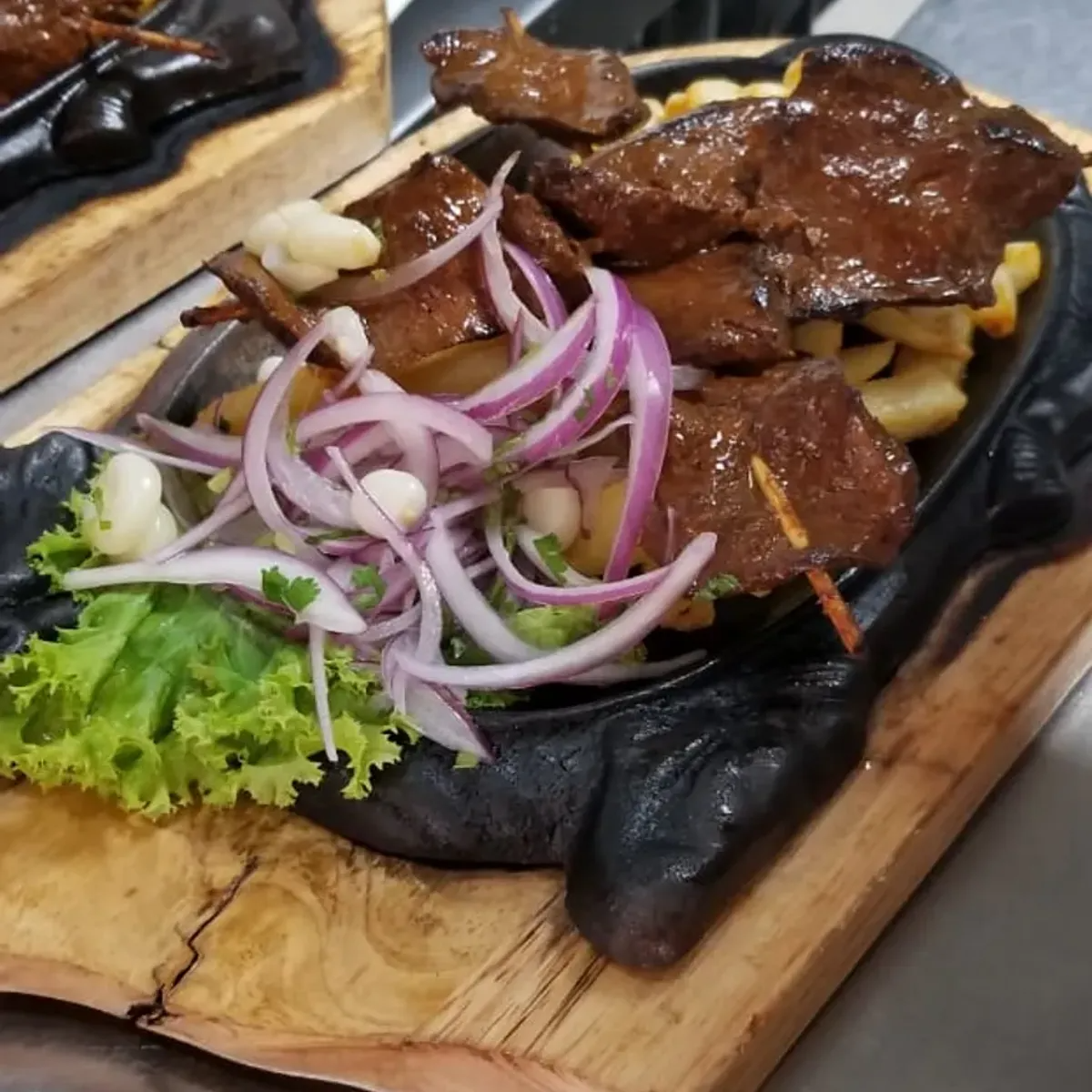 Anticucho de corazón