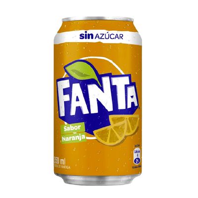 Lata Fanta Zero 350 ml