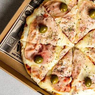 PIZZA FAMILIAR JAMON MUZZA