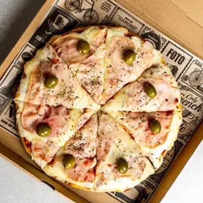 PIZZA MEDIANA JAMON MUZZA