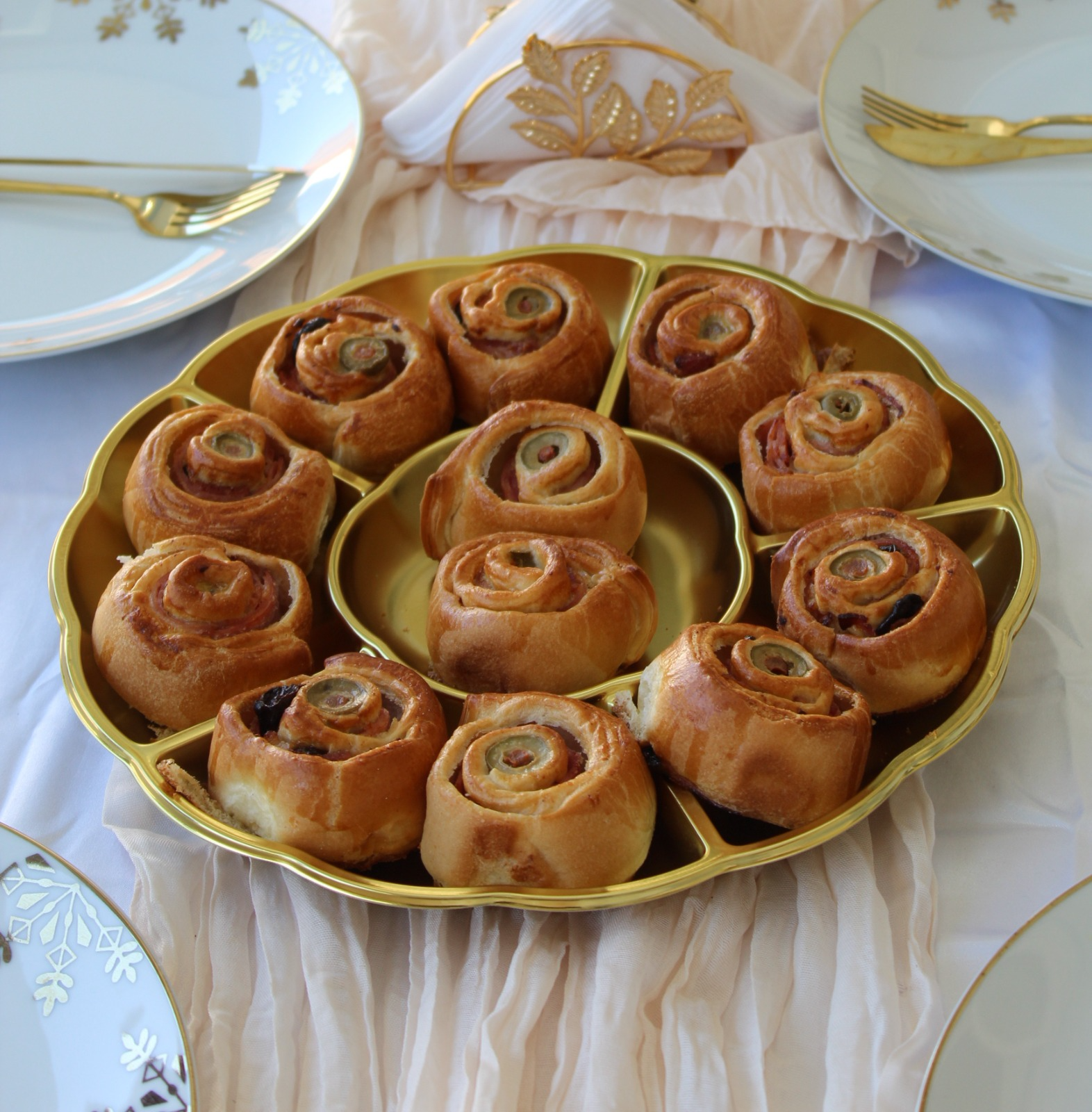 Rolls de jamón (50u)