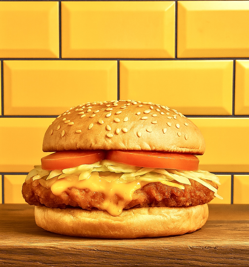 Hamburguesa de Pollo Clásica