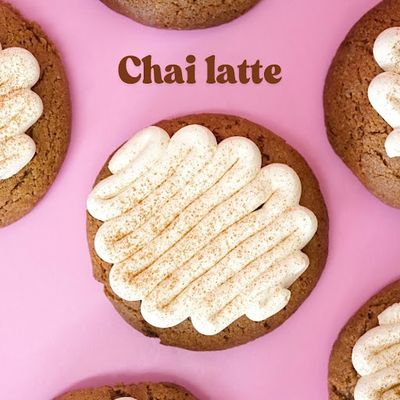 Chai latte cookie