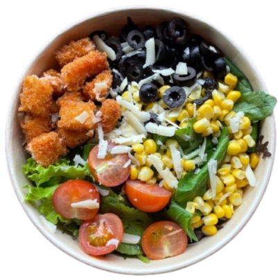 Ensalada Salmón Panko