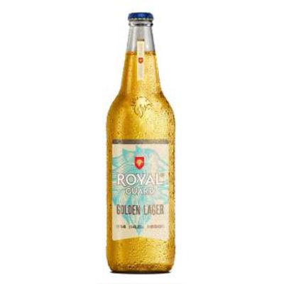 6 Botellas Cervezɑ Royal golden lager 650cc 