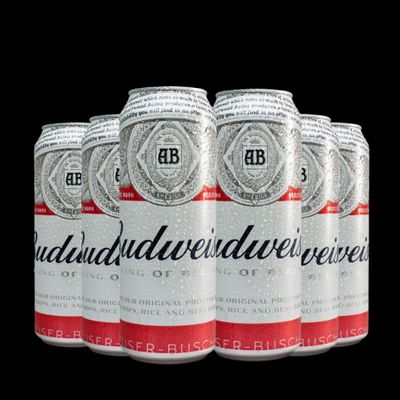 6 Bazukas Budweiser 710cc