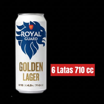 6 Bazukas Royal Golden 710cc