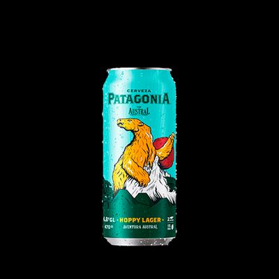 Austral Patagonia Hoppy Lager Lata 470 cc
