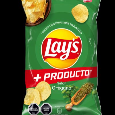 Papas Lays Oregano 230 Grs