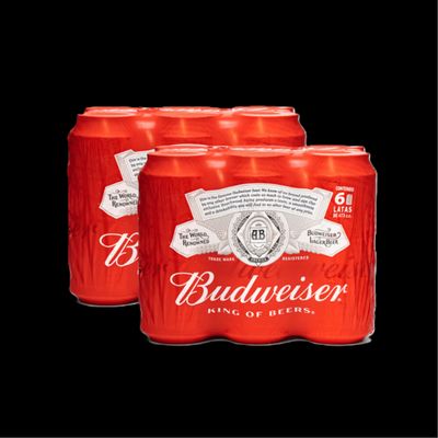 Promo 2 Pack Budweiser Lata 473 cc