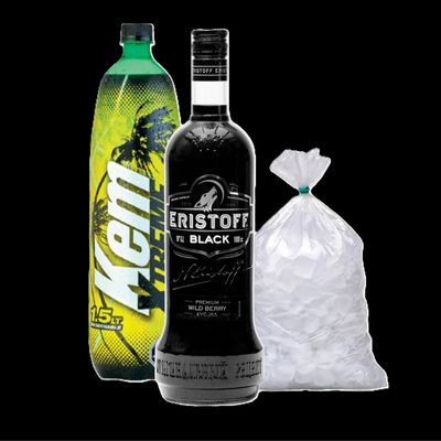 Promo Vodka Black Eristoff 1 Lt