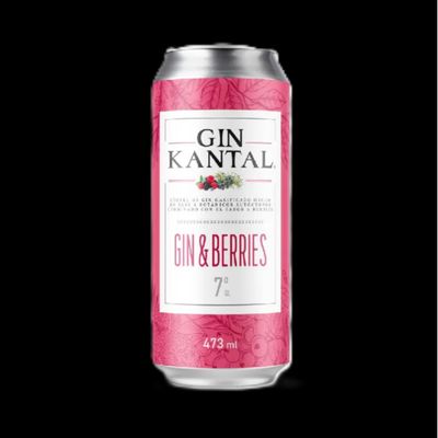 Gin Kantal Lata Berries Lata 473 cc