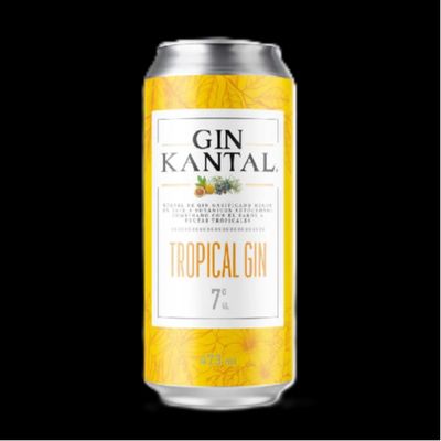 Gin Kantal Lata Tropical  473 cc