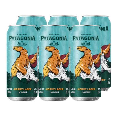 Sixpack Austral Hoppy Lager 470cc