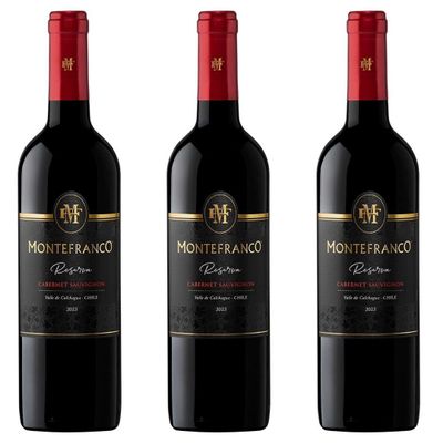 Promo 3x Vino MonteFranco Reserva 