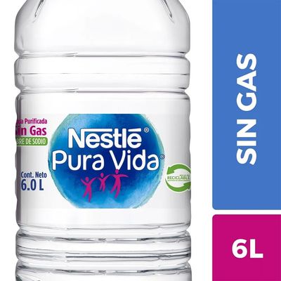 AGUA BIDON NESTLE PURELIFE 6L