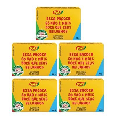 Tabletas de Paçoquinha  5 unidades