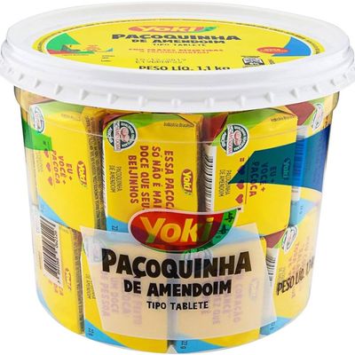   Pote Paçoquinha  1,1 kg / 50 unidades