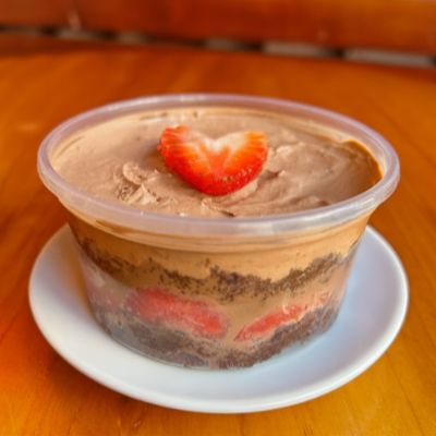 Torta de Brigadeiro con Frutilla
