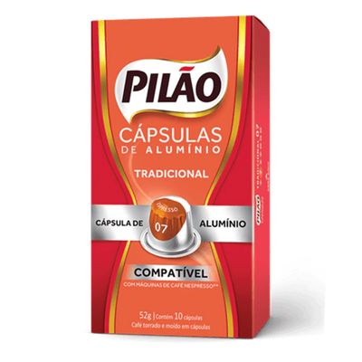 Capsulas Pilão Tradicional Nespresso 