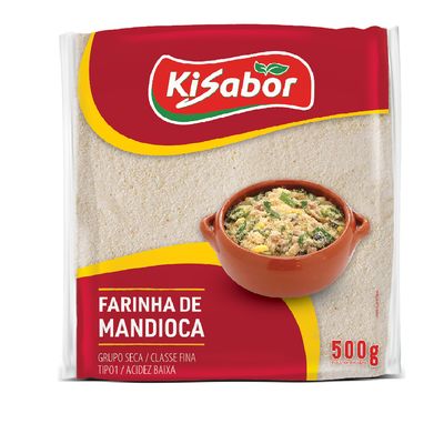 Farinha de Mandioca fina 500g