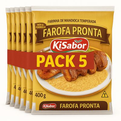 Pack 5 Farofas 400g