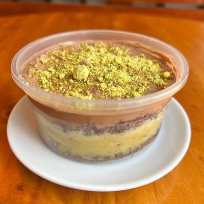 Torta de Pistacho con Chocolate