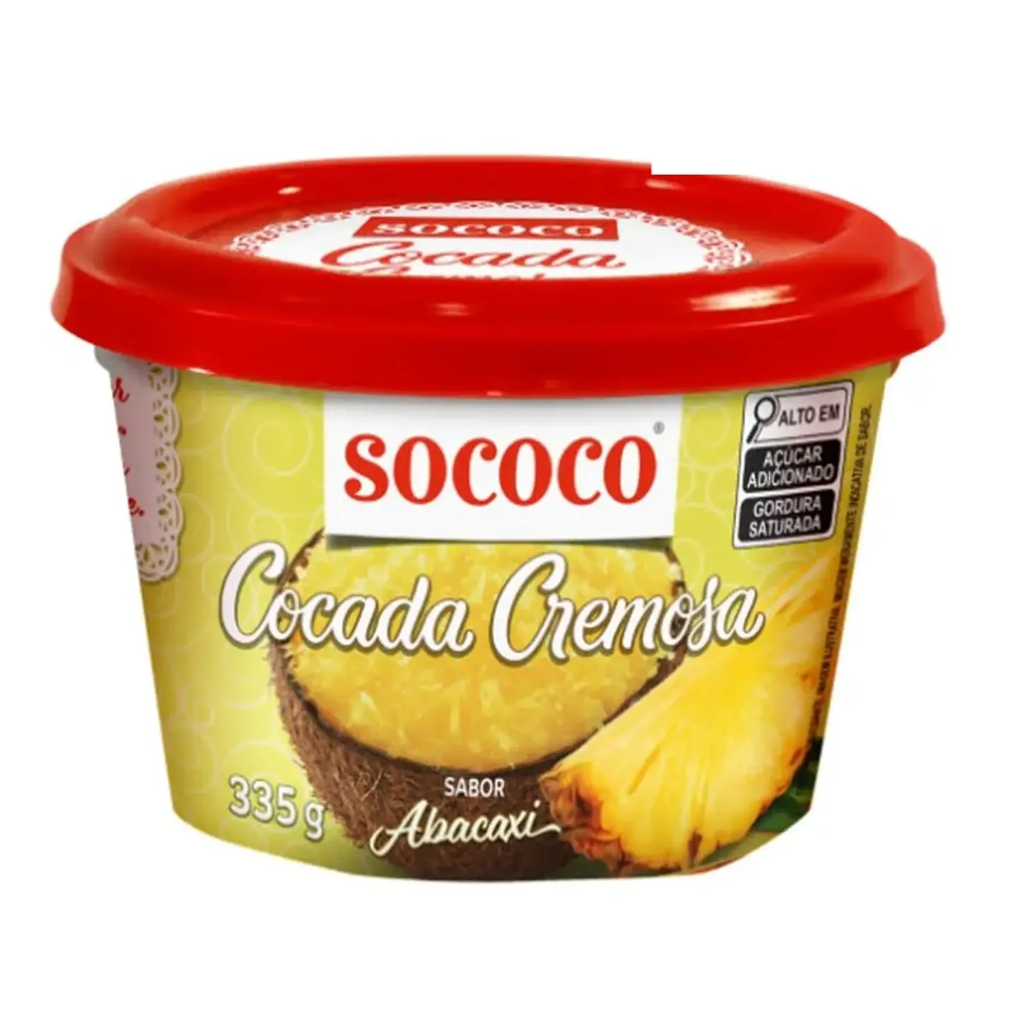 Cocada Cremosa Abacaxi 335g - Sococo