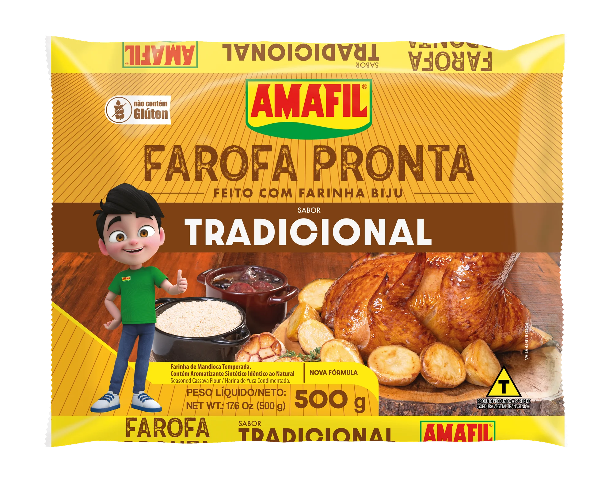 Farofa Pronta Tradicional – Amafil 500 gr