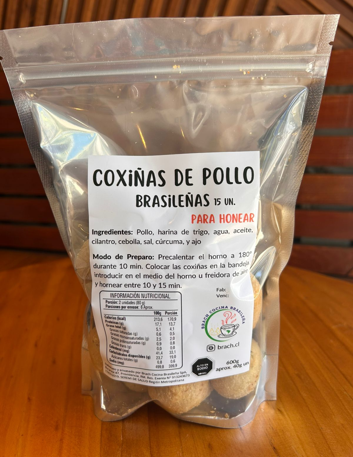 15 Coxinhas para Honear 40g
