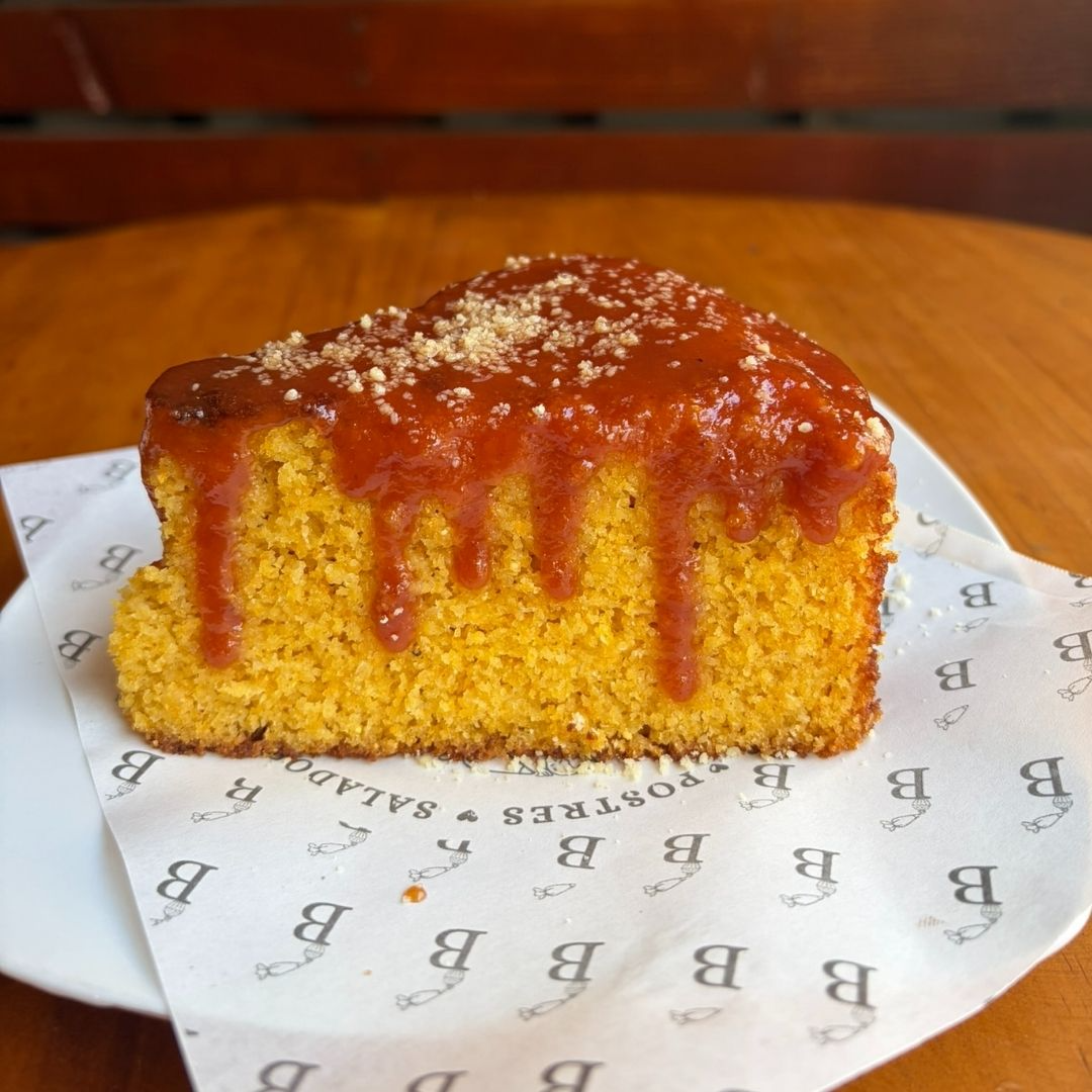 Queque de Choclo con Guayaba