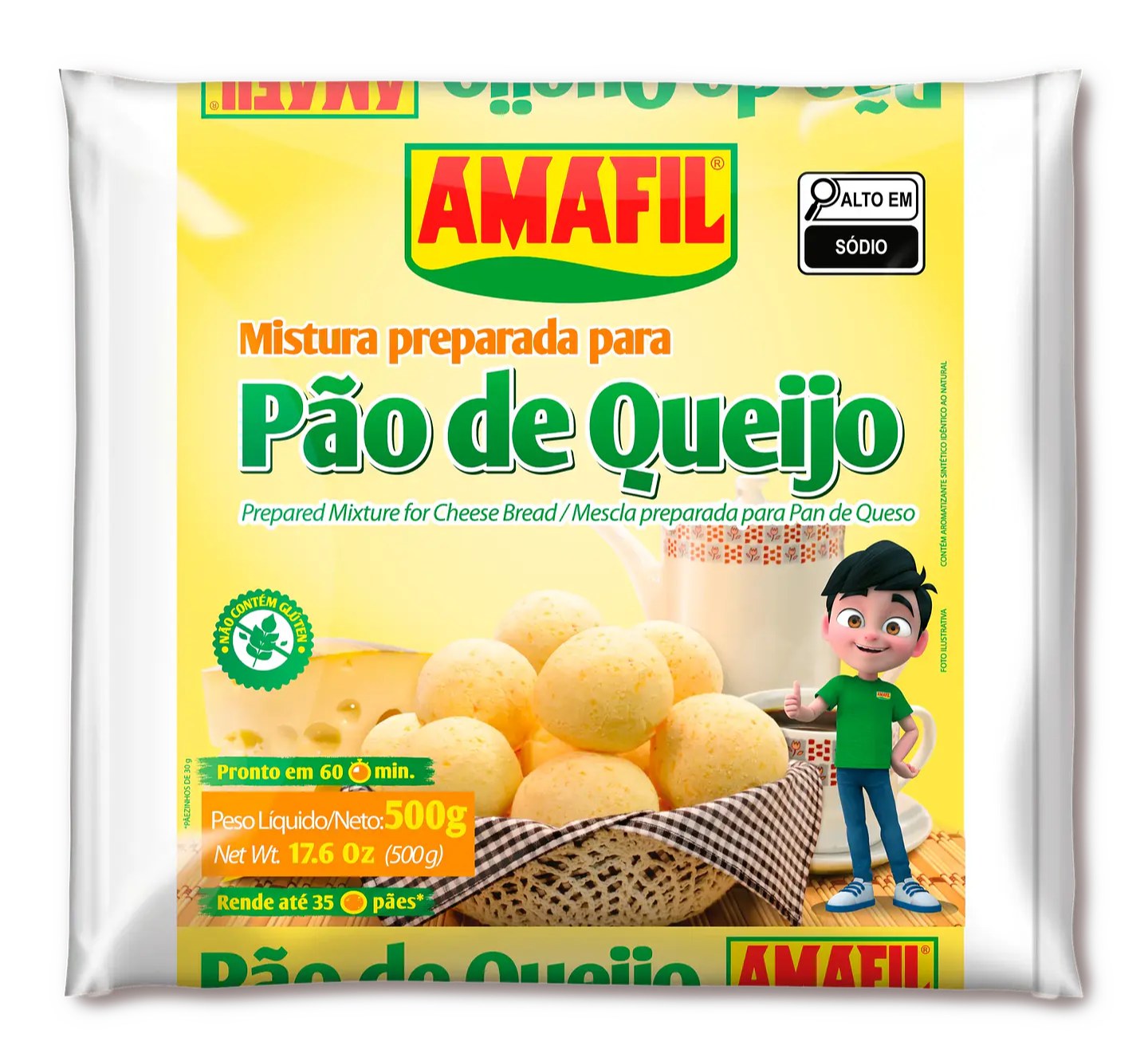 Mezcla para pão de queijo 500g - Amafil