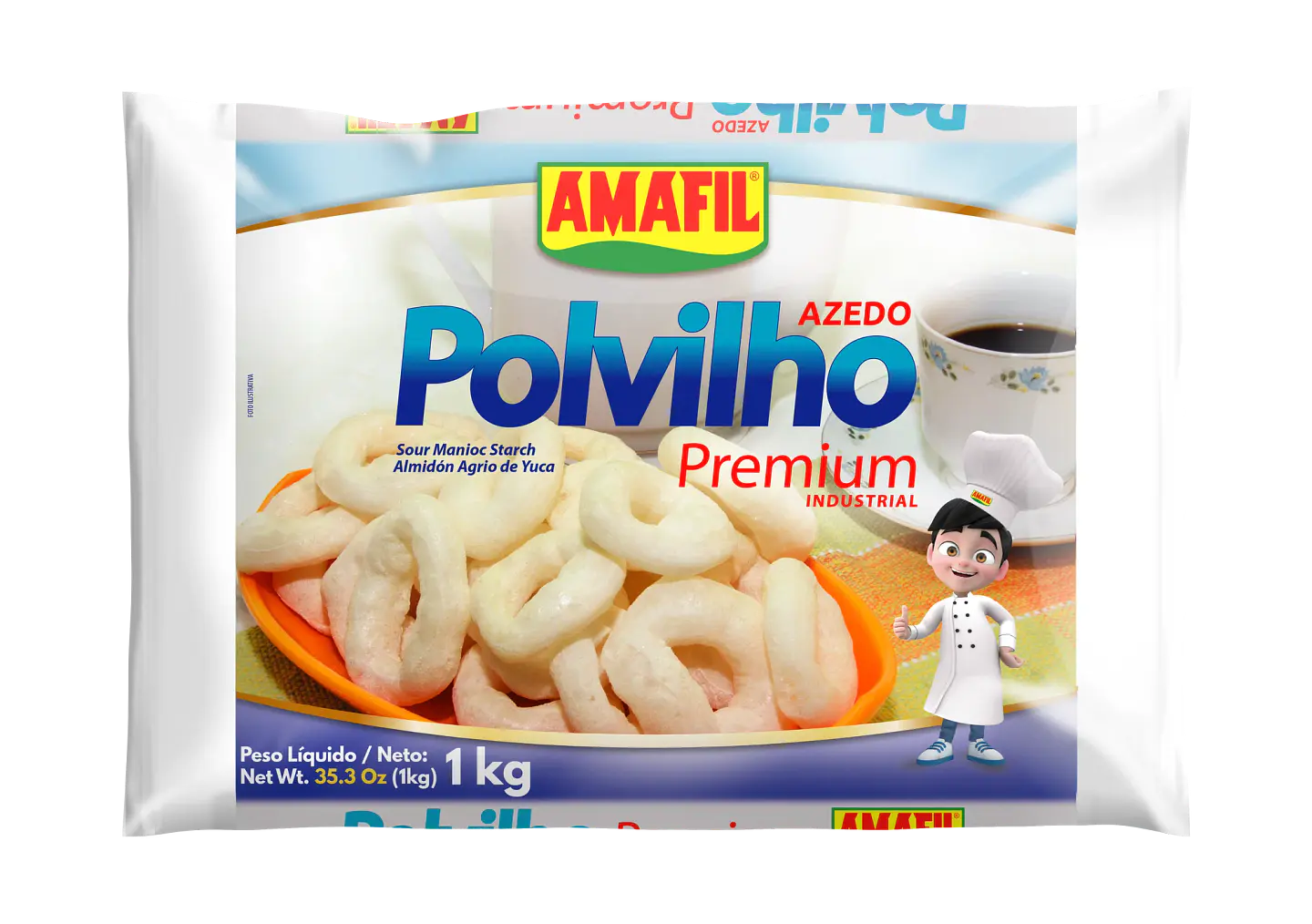 Polvilho Azedo 1 kg - Amafil