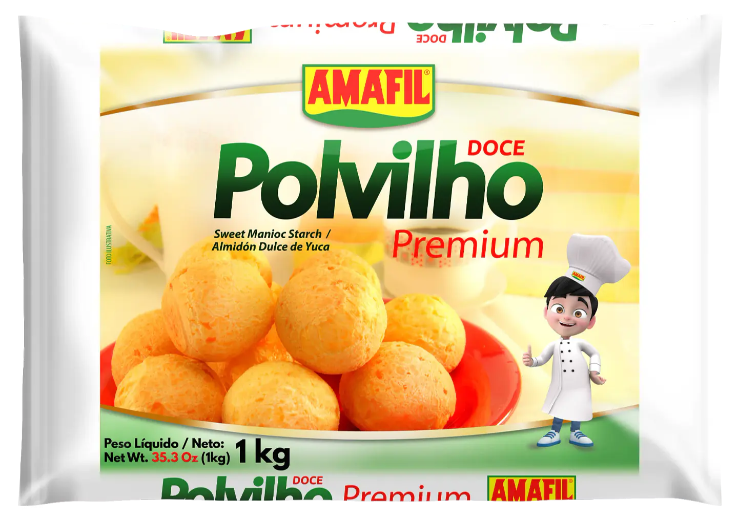 Polvilho Doce 1 kg - Amafil