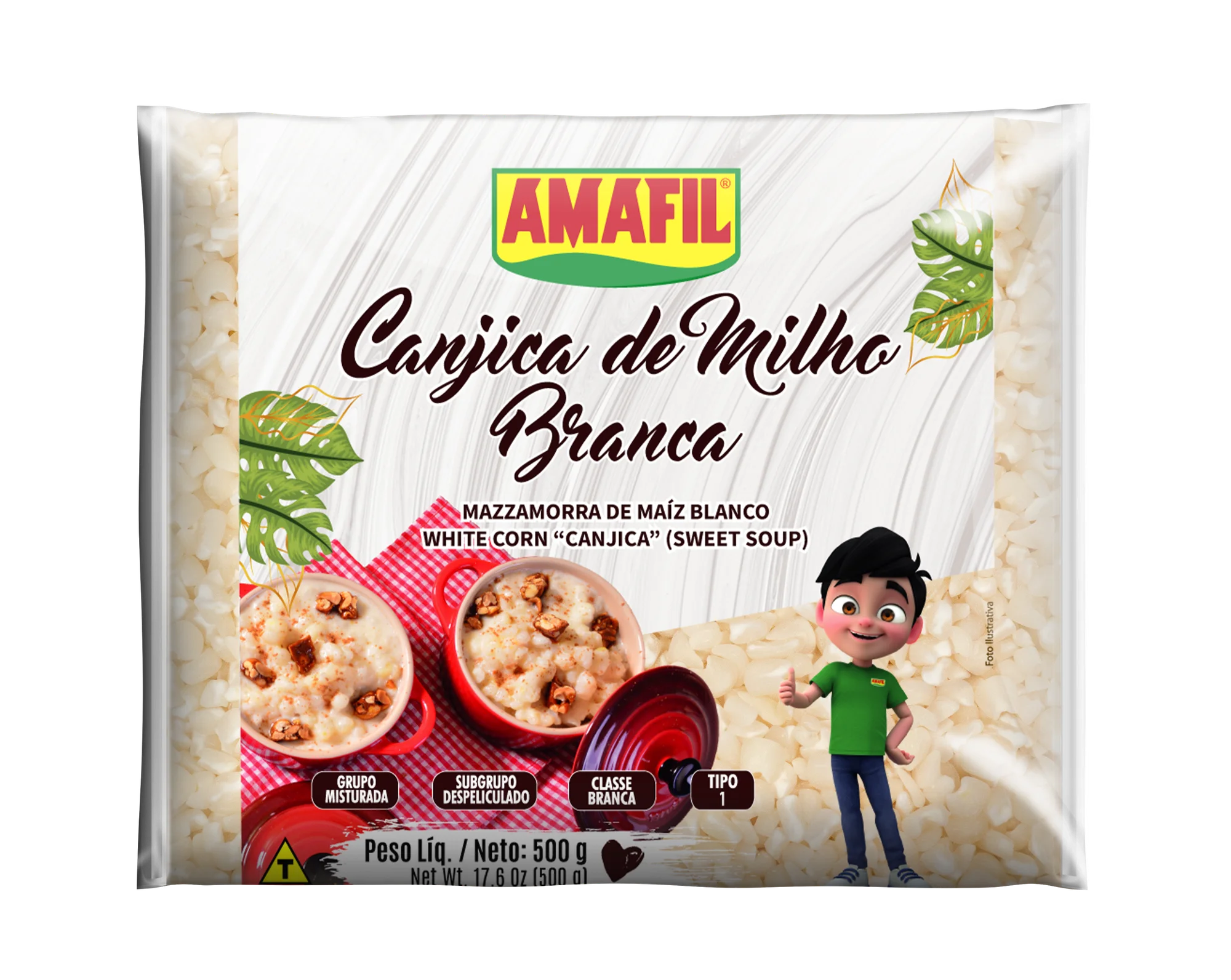 Canjica de Milho Branca – Amafil