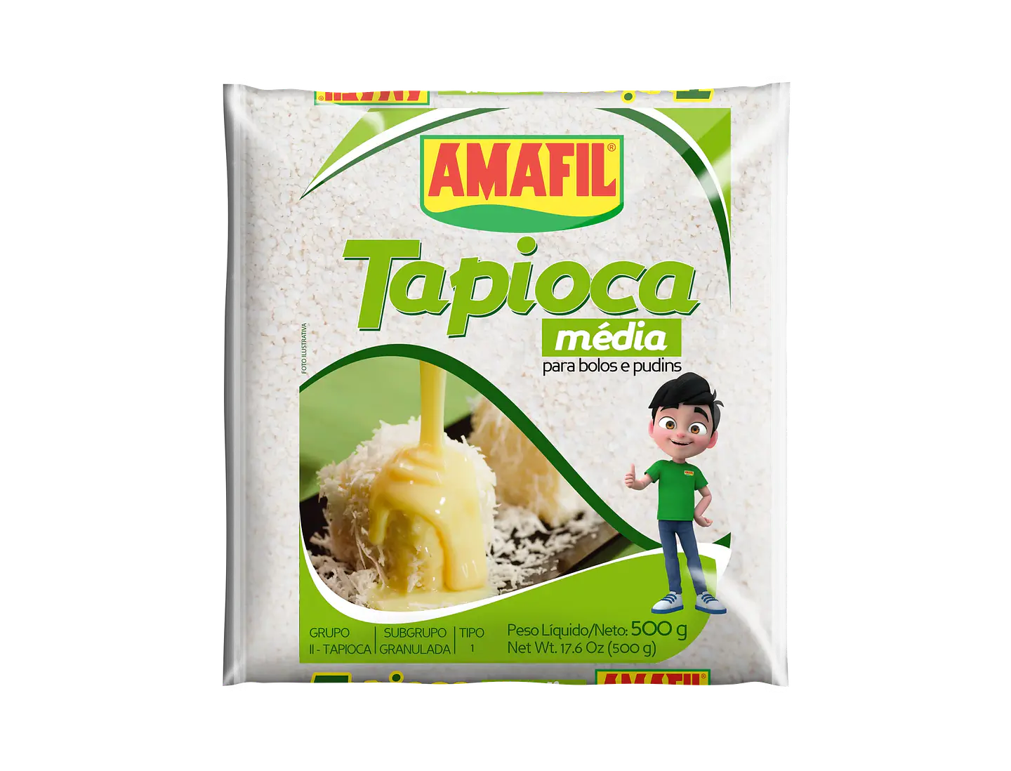 Tapioca Granulada 500g - Amafil