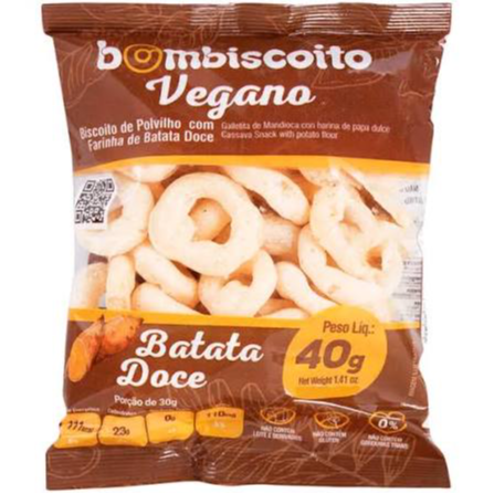 Biscoito de Polvilho Vegano Batata Doce 40g
