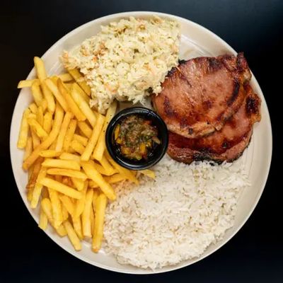 Almuerzo #2 Chuleta Ahumada