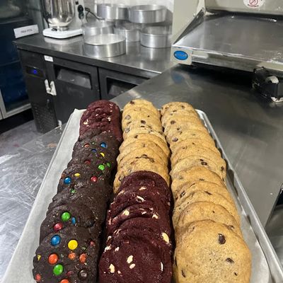 Galleta new york con chispas de chocolate