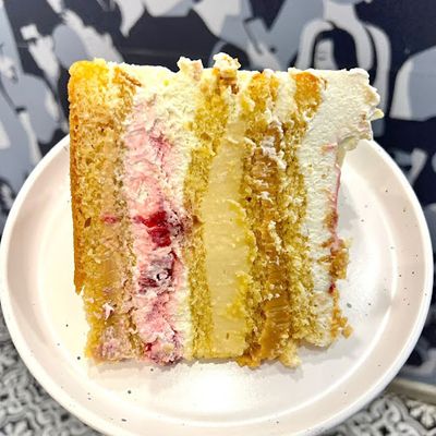 Trozo Torta amor bizcocho