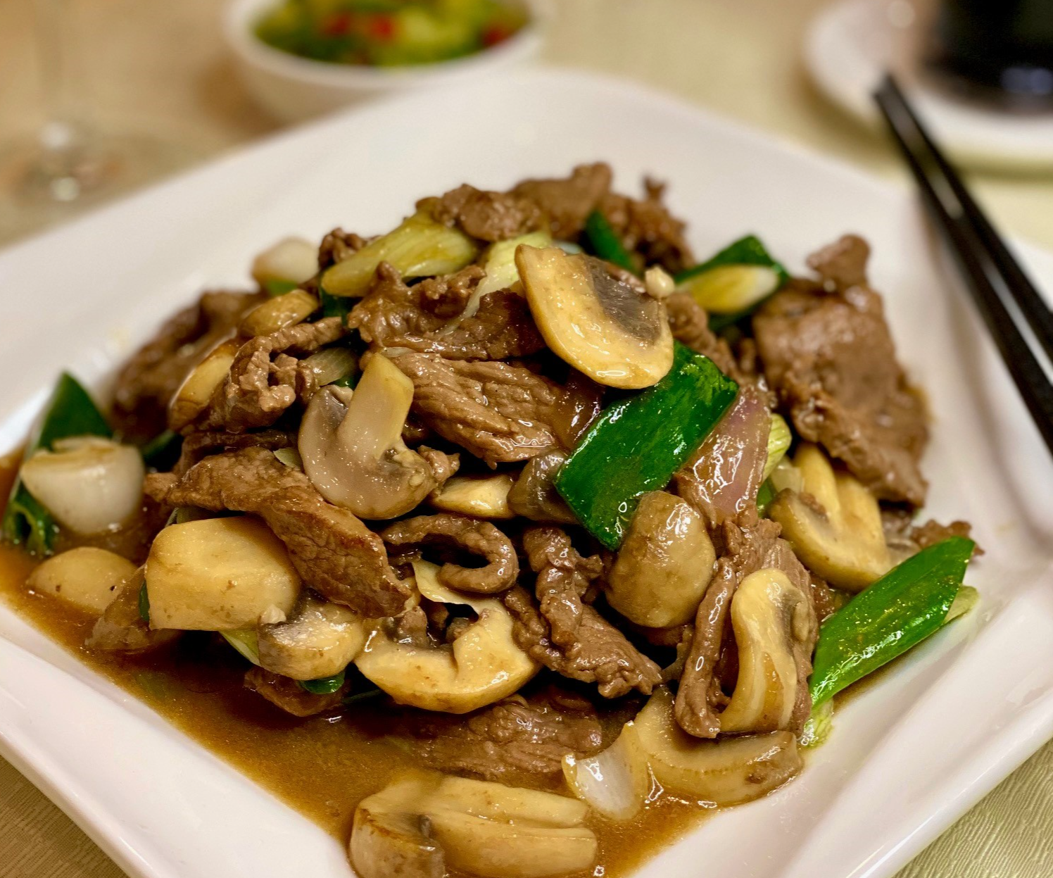 Carne Champiñón