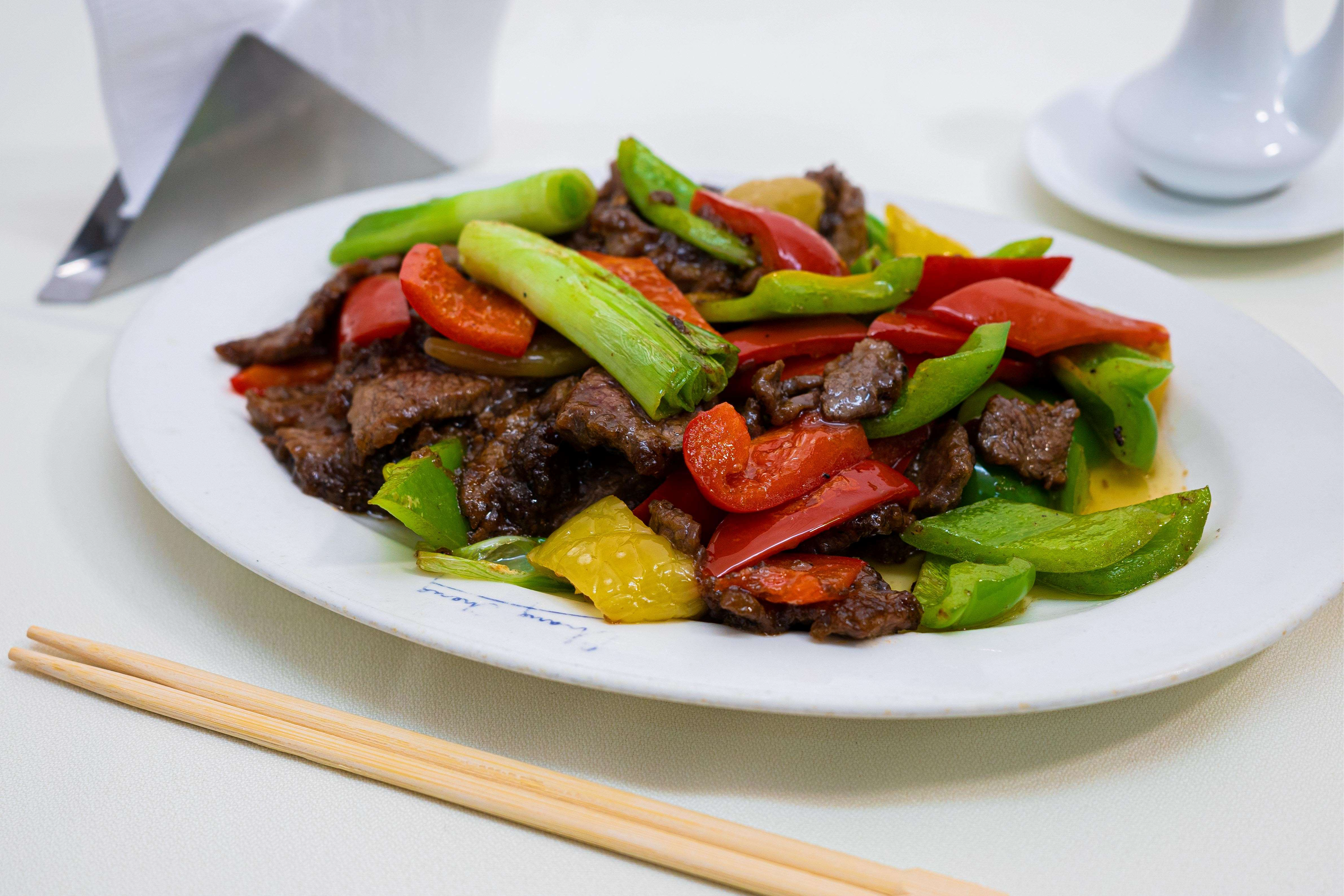 Filete Kom Pao Gayo (Tradicional Mandarín)