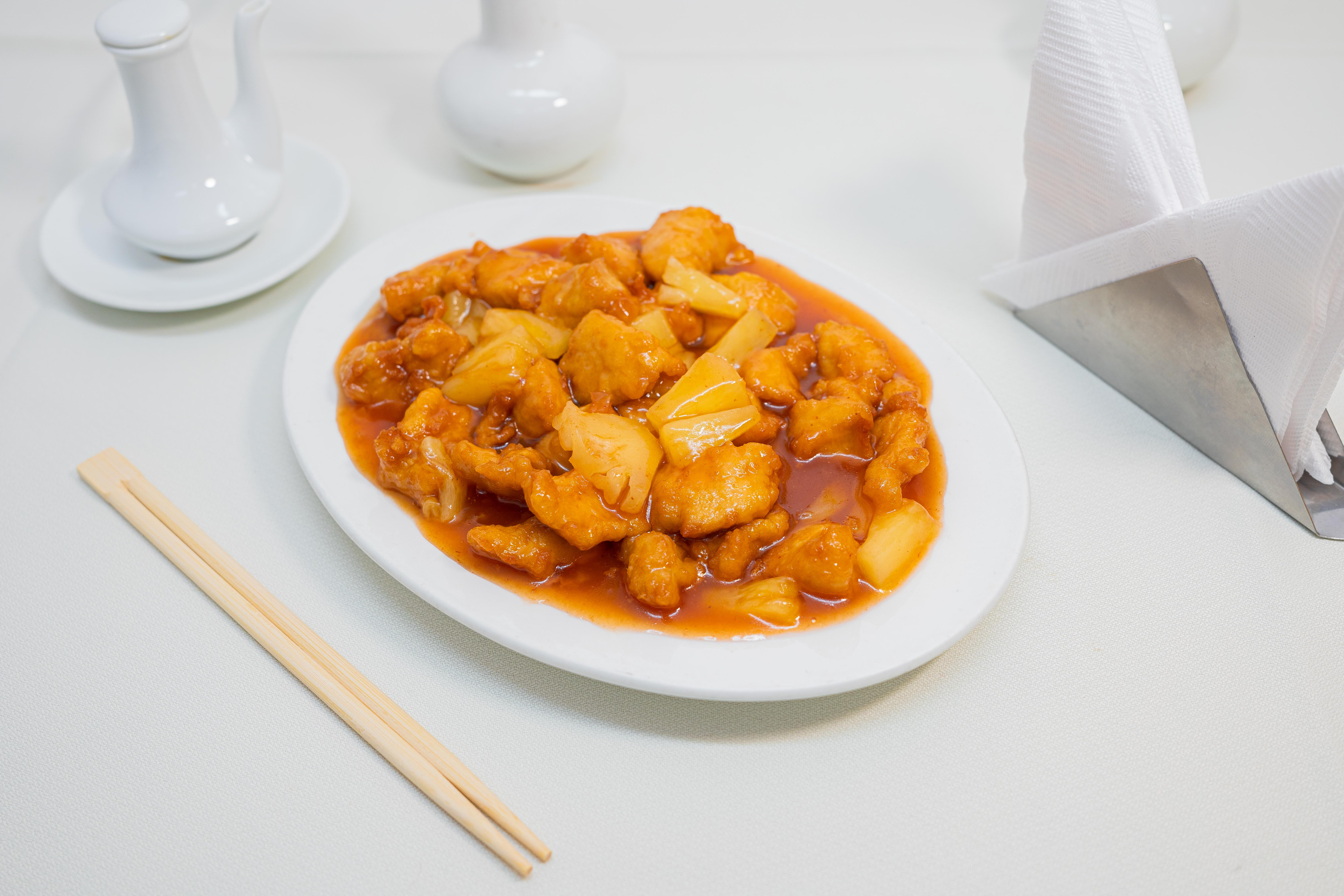 Pollo Piña (agridulce)