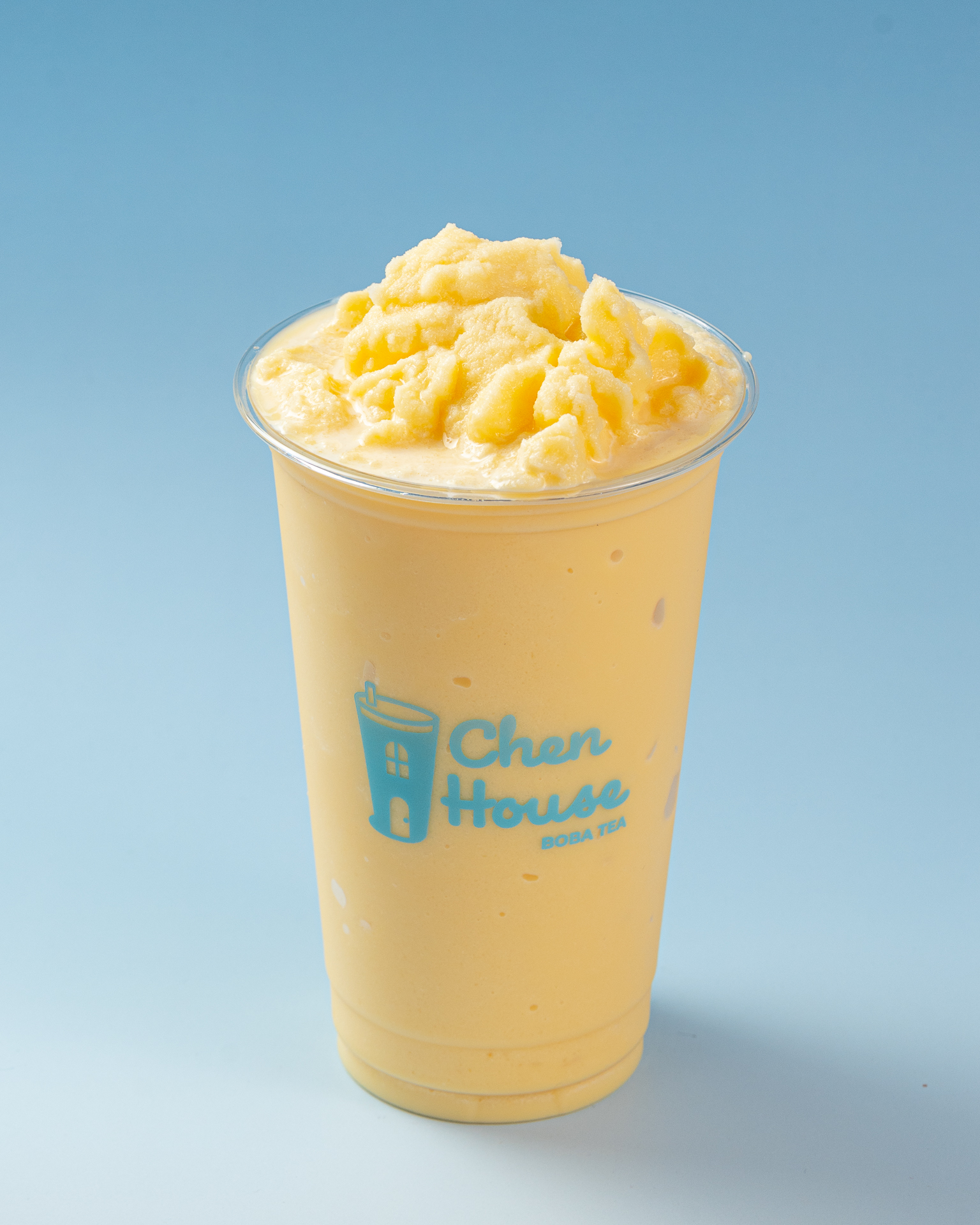 Smoothie de mango con leche