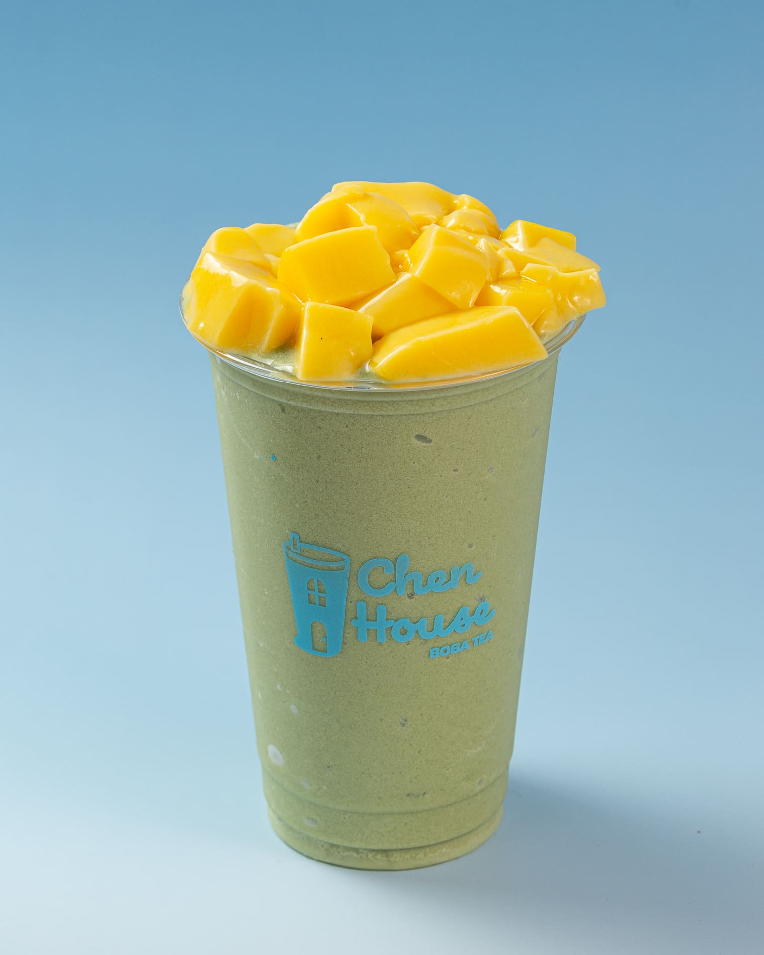 Smoothie de matcha con leche