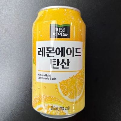 Minute maid  lemonade soda lata